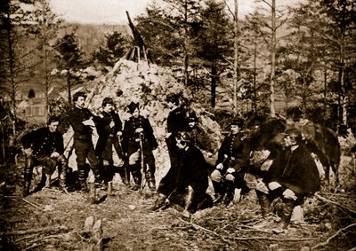Officers of the 164th and 170th New York Volunteers, 1861-65 by Mathew B. Brady